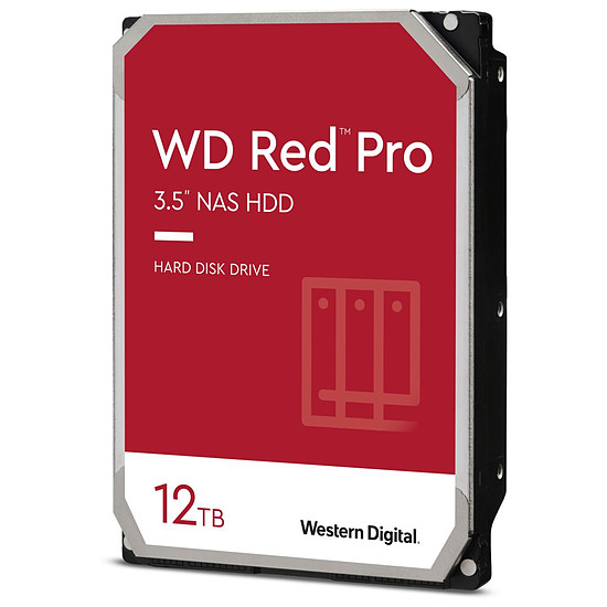 Disque dur interne Western Digital WD Red Plus -  2 x 12 To (24 To) - 256 Mo