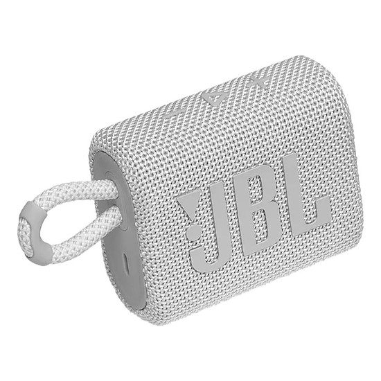 Enceinte sans fil JBL GO 3 Blanc - Enceinte portable