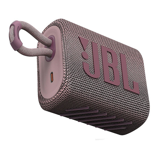 Enceinte sans fil JBL GO 3 Rose - Enceinte portable