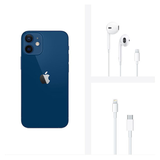 Smartphone reconditionné Apple iPhone 12 mini (Bleu) - 256 Go · Reconditionné - Autre vue
