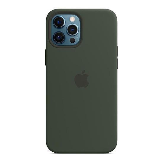 Coque et housse Apple Coque en silicone avec MagSafe pour iPhone 12 Pro Max - Vert de Chypre