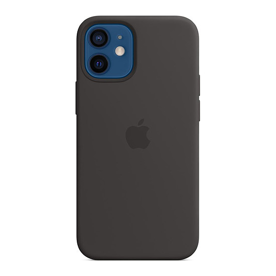Coque et housse Apple Coque en silicone avec MagSafe pour iPhone 12 mini - Noir