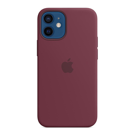 Coque et housse Apple Coque en silicone avec MagSafe pour iPhone 12 mini - Prune