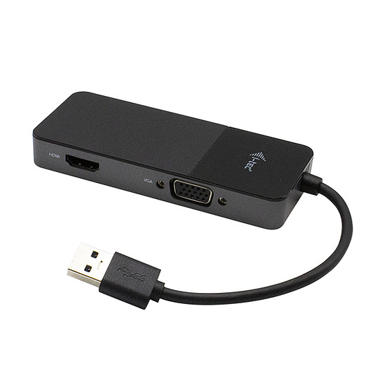 Câble HDMI i-tec USB-C 3.0 Dual HDMI/VGA Video Adapter