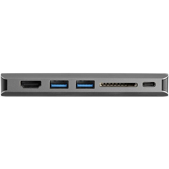 Station d'accueil PC portable StarTech.com Station d'accueil USB-C vers HDMI 4K + Power Delivery 100 W - Lecteur de carte mémoire SD - Autre vue