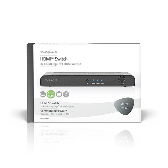 Switch HDMI Nedis Switch HDMI 3 ports - Autre vue