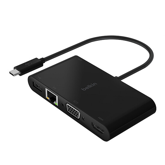Station d'accueil PC portable Belkin Station d'acueil USB-C avec 1x HDMI 4K, 1x VGA, RJ45 et 100 W - Autre vue