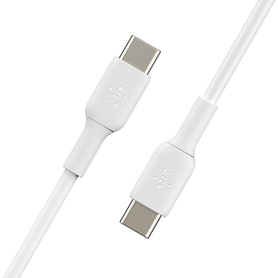 Adaptateurs et câbles Belkin Câble USB-C vers USB-C (Blanc), 1 m - Autre vue