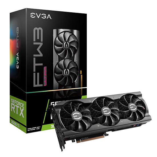 Carte graphique EVGA GeForce RTX 3060 Ti FTW3 ULTRA GAMING