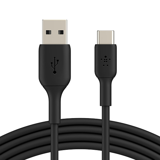 Adaptateurs et câbles Belkin Câble USB-A vers USB-C (noir) - 1 m