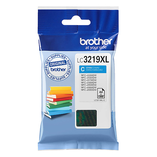 Cartouche d'encre Brother LC3219XLC Cyan