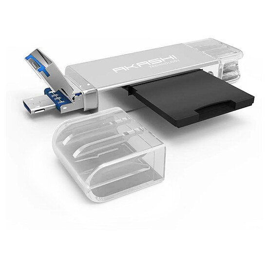 Lecteur de carte mémoire Akashi Lecteur Carte SD et Micro SD - Autre vue