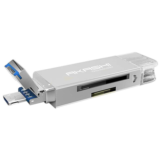 Lecteur de carte mémoire Akashi Lecteur Carte SD et Micro SD - Autre vue