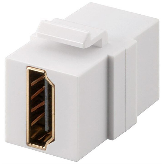 Câble HDMI Goobay coupleur HDMI pour boitier réseau type Keystone