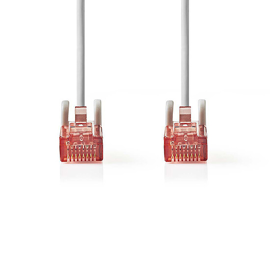 Câble RJ45 Nedis Câble RJ45 catégorie 6 U/UTP Gris - 1.5 m - Autre vue