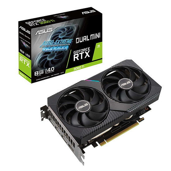 Carte graphique Asus GeForce RTX 3060 Ti DUAL Mini