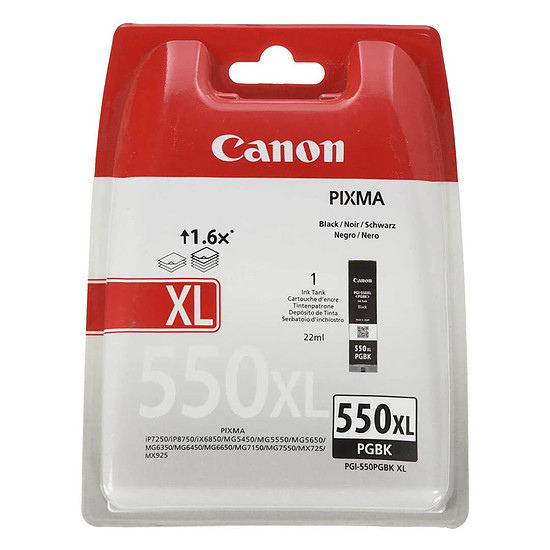 Cartouche d'encre Canon PGi-550XL BK