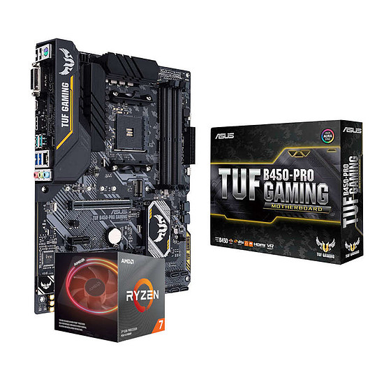 Kit upgrade PC AMD Ryzen 7 3700X + Asus TUF B450-PRO GAMING