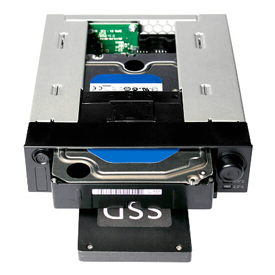 Rack disque dur interne ICY DOCK MB971SP-B DoubleSwap - Autre vue