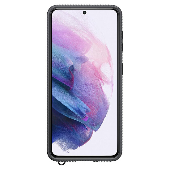 Coque et housse Samsung Clear Protective Cover (Transparent / Noir) - Galaxy S21