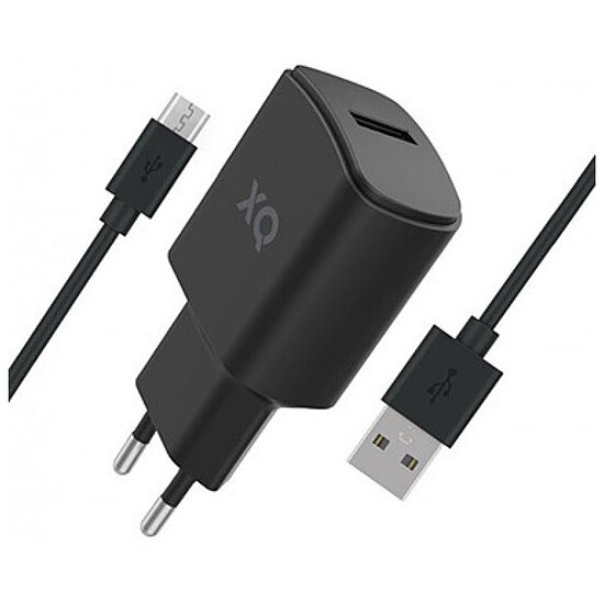 Chargeur Xqisit Travel Charger 12W USB / Micro-USB Noir