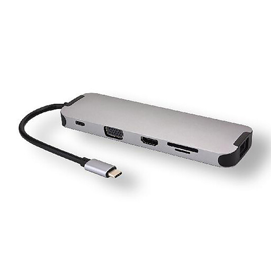 Câble USB Générique Station d'accueil USB-C multi-ports 10 en 1 + Power Delivery 60W