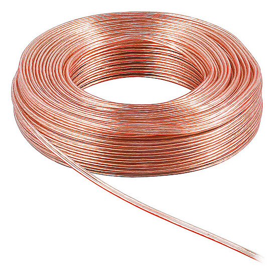 Câble d'enceintes Câble Haut-Parleur 1.5 mm² en cuivre OFC - rouleau de 10 m - Autre vue