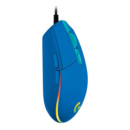 Souris PC Logitech G G203 LightSync - Bleu - Autre vue