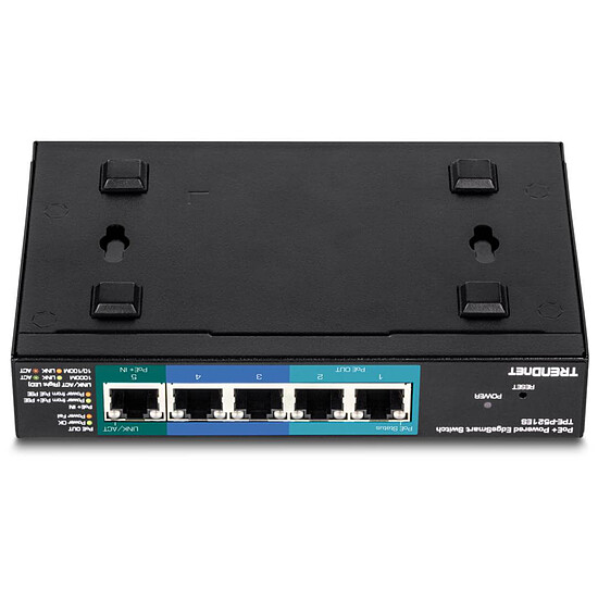 Switch et Commutateur TrendNet TPE-P521ES - Switch 5 ports PoE Gigabit - Autre vue