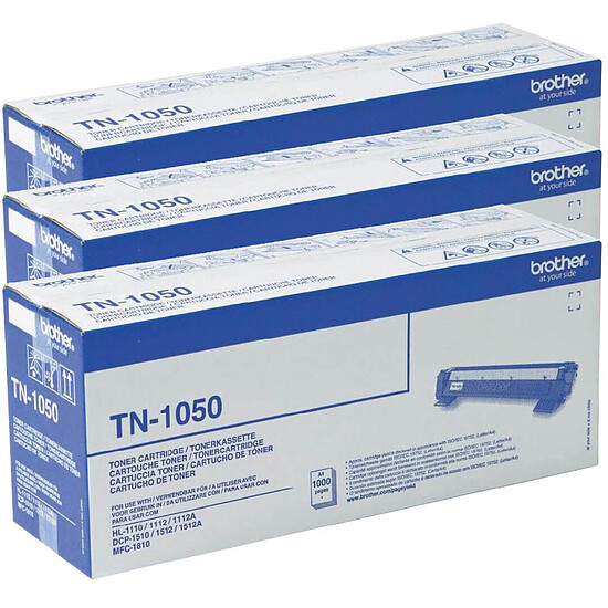 Toner Brother TN-1050 x 3 Noir