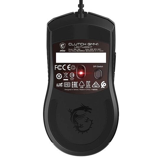 Souris PC MSI Clutch GM41 Lightweight V2 - Autre vue