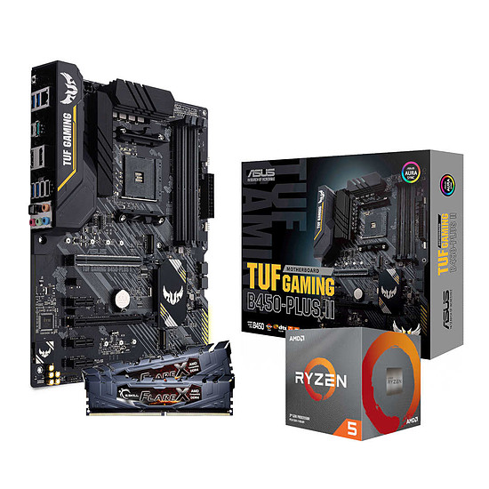 Kit upgrade PC AMD Ryzen 5 3600 - Asus TUF B450 - G.Skill 16 Go 3200 MHz