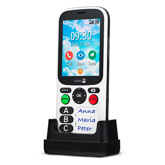 Smartphone DORO 780X (Noir/Blanc) - 4G