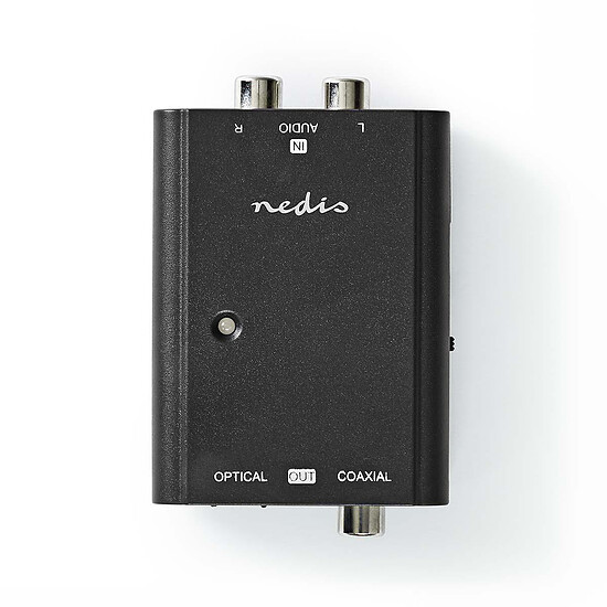 Câble RCA Nedis Convertisseur audio digital 2x RCA vers S/PDIF / TosLink + RCA