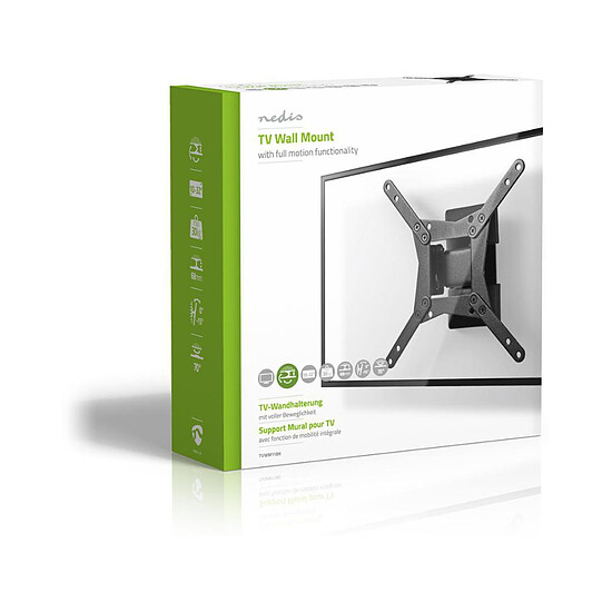 Support TV Nedis TVWM11BK Support orientable - Autre vue