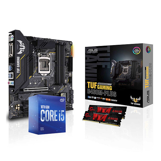 Kit upgrade PC Intel Core i5 10400F - Asus B460 - RAM 16Go