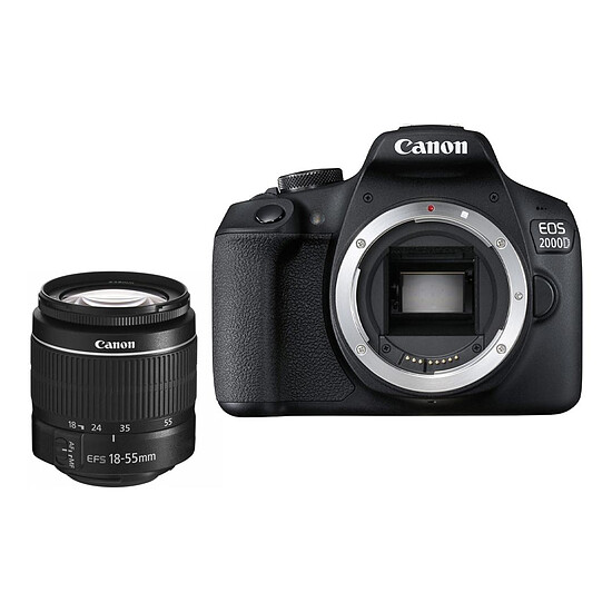 Appareil photo Reflex Canon EOS 2000D + EF-S 18-55 mm DC III