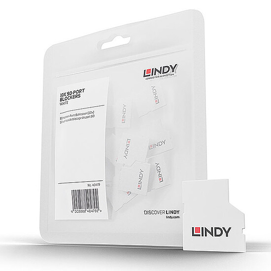 Carte mémoire Lindy 10 verrous pour ports SD
