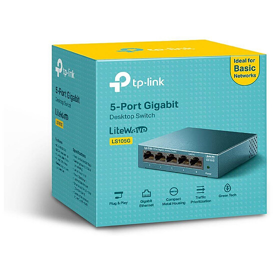 Switch et Commutateur TP-Link LS105G - Autre vue