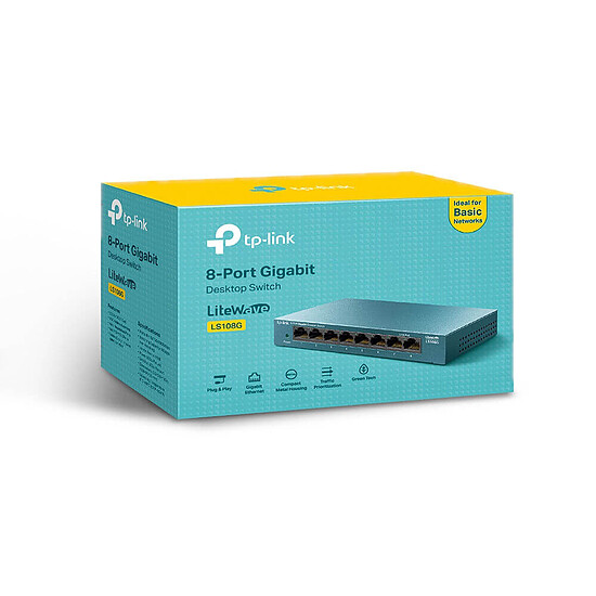 Switch et Commutateur TP-Link LS108G - Autre vue