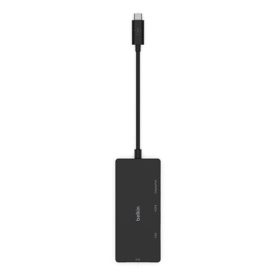 Station d'accueil PC portable Belkin Adaptateur USB-C avec 1x HDMI 4K, 1x DisplayPort, 1x DVI, 1x VGA - Autre vue