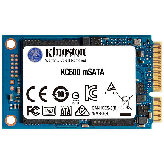 Disque SSD Kingston KC600MS - 256 Go