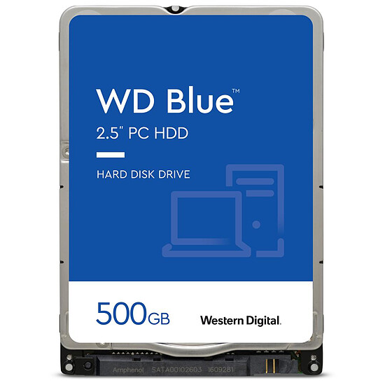 Disque dur interne Western Digital WD Blue Mobile - 500 Go - 16 Mo