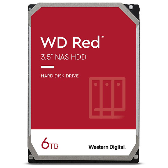 Disque dur interne Western Digital WD Red Plus - 6 To - 256 Mo