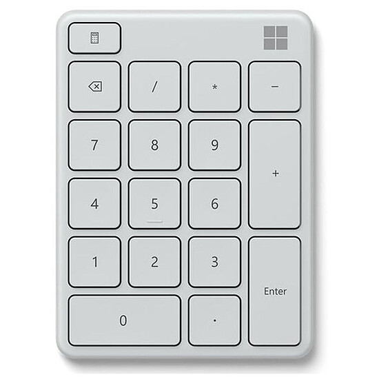 Accessoires périphériques PC Microsoft Wireless Number Pad Blanc 
