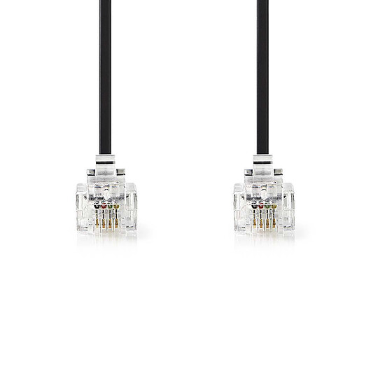 Câble RJ11 Nedis Câble RJ11 mâle/mâle - 10 m - Autre vue