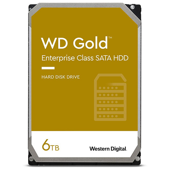 Disque dur interne Western Digital WD Gold - 6 To - 256 Mo