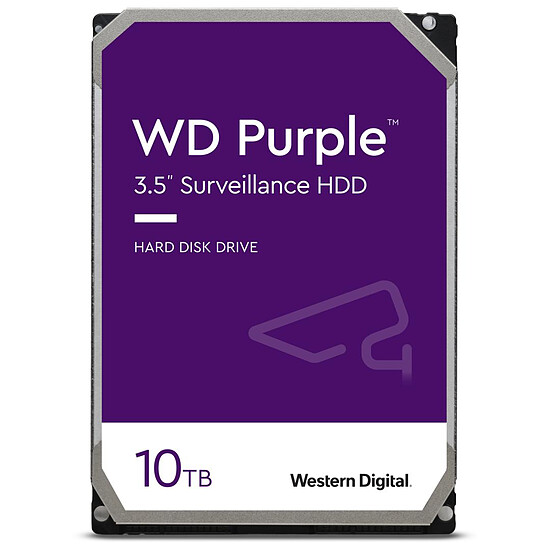 Disque dur interne Western Digital WD Purple - 10 To - 256 Mo