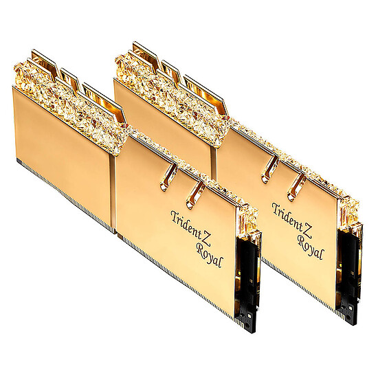 Mémoire G.Skill Trident Z Royal Gold RGB - 2 x 16 Go (32 Go) - DDR4 4000 MHz - CL16