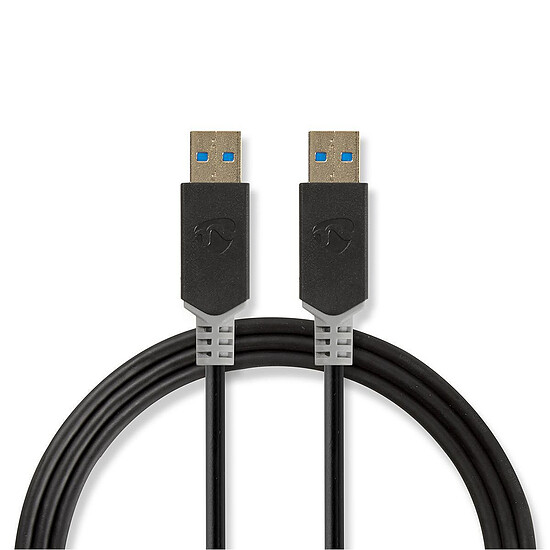 Câble USB Nedis Câble USB 3.0 (Noir) - 2 m